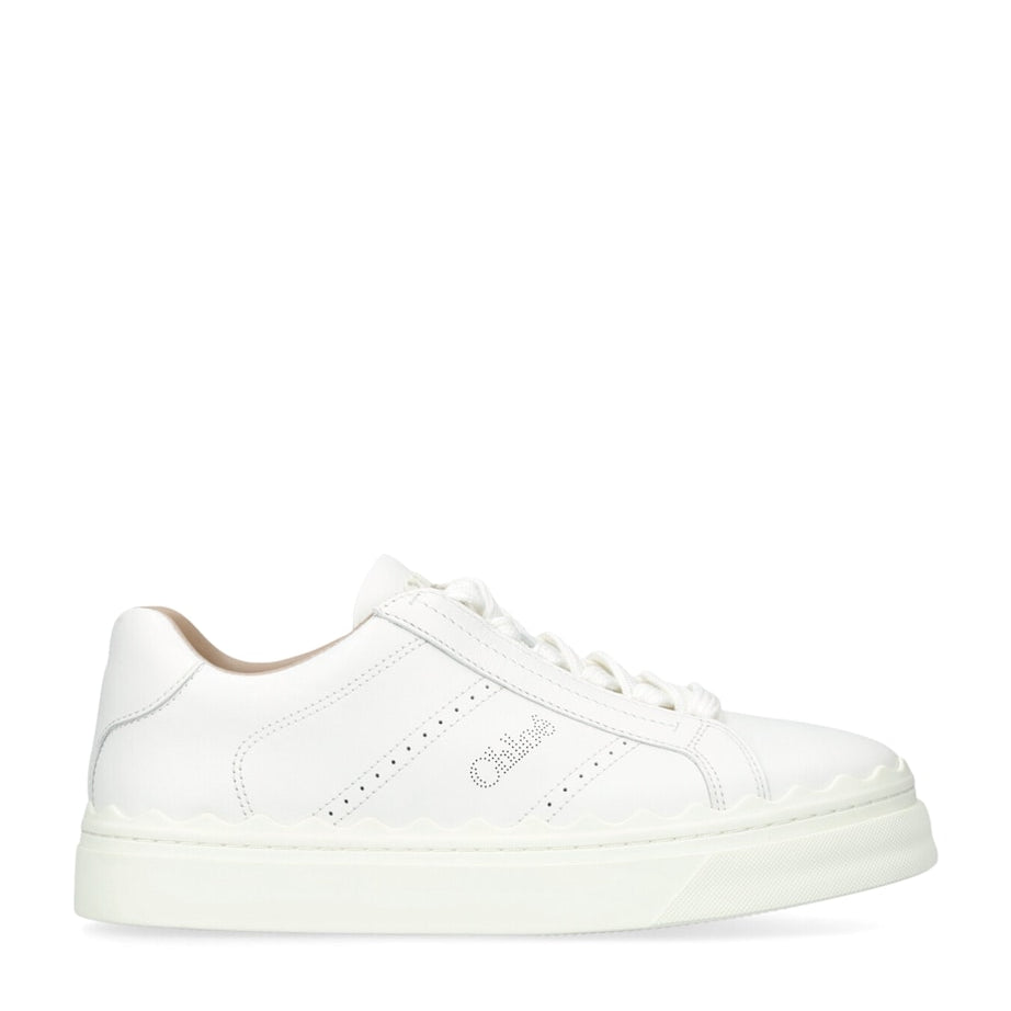 White Leather Lauren Sneakers
