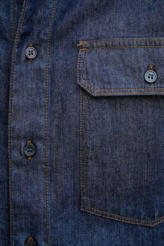 Sisley erkek denim gömlek