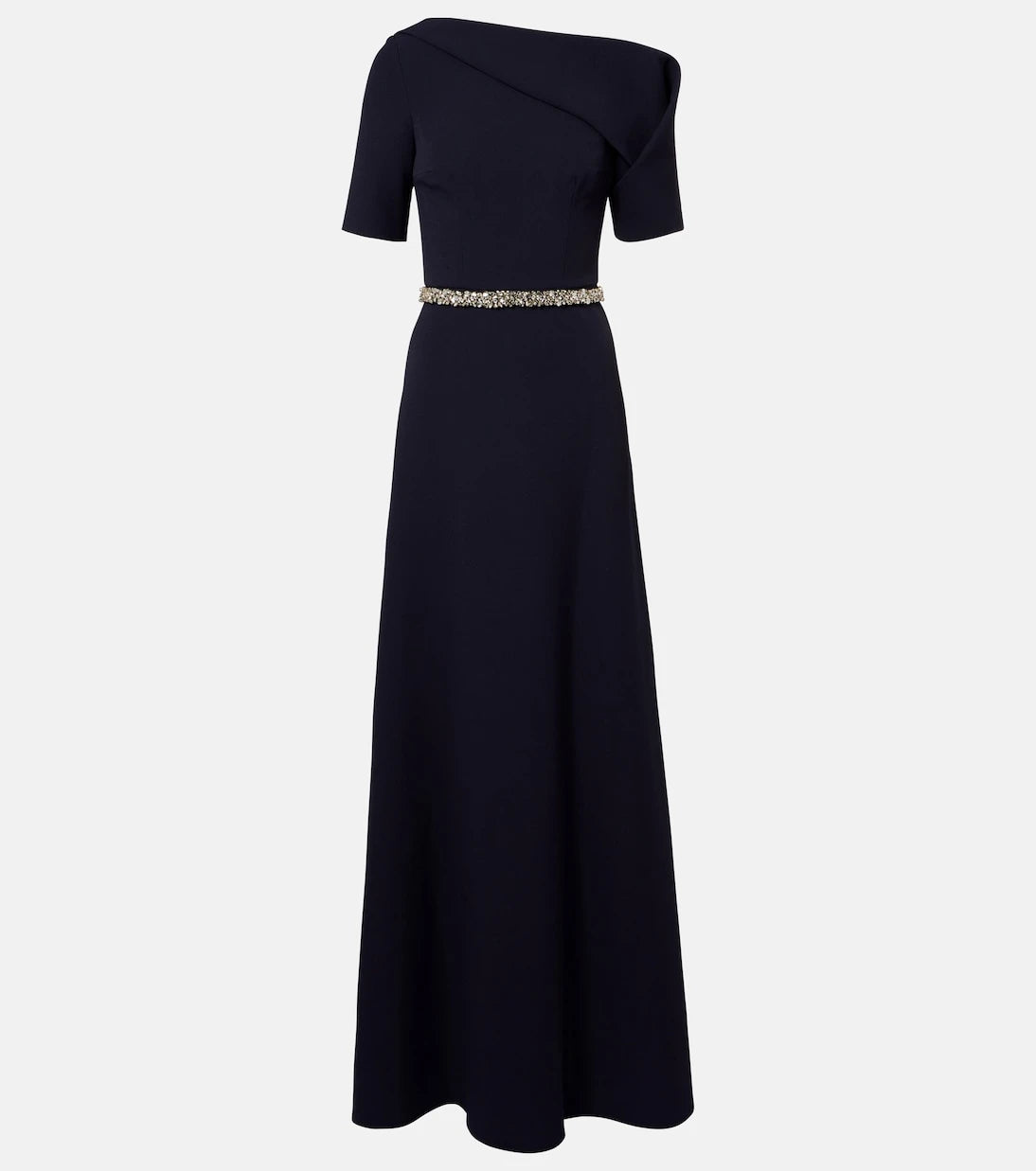 Safiyaa - Stephanie embellished draped crêpe gown