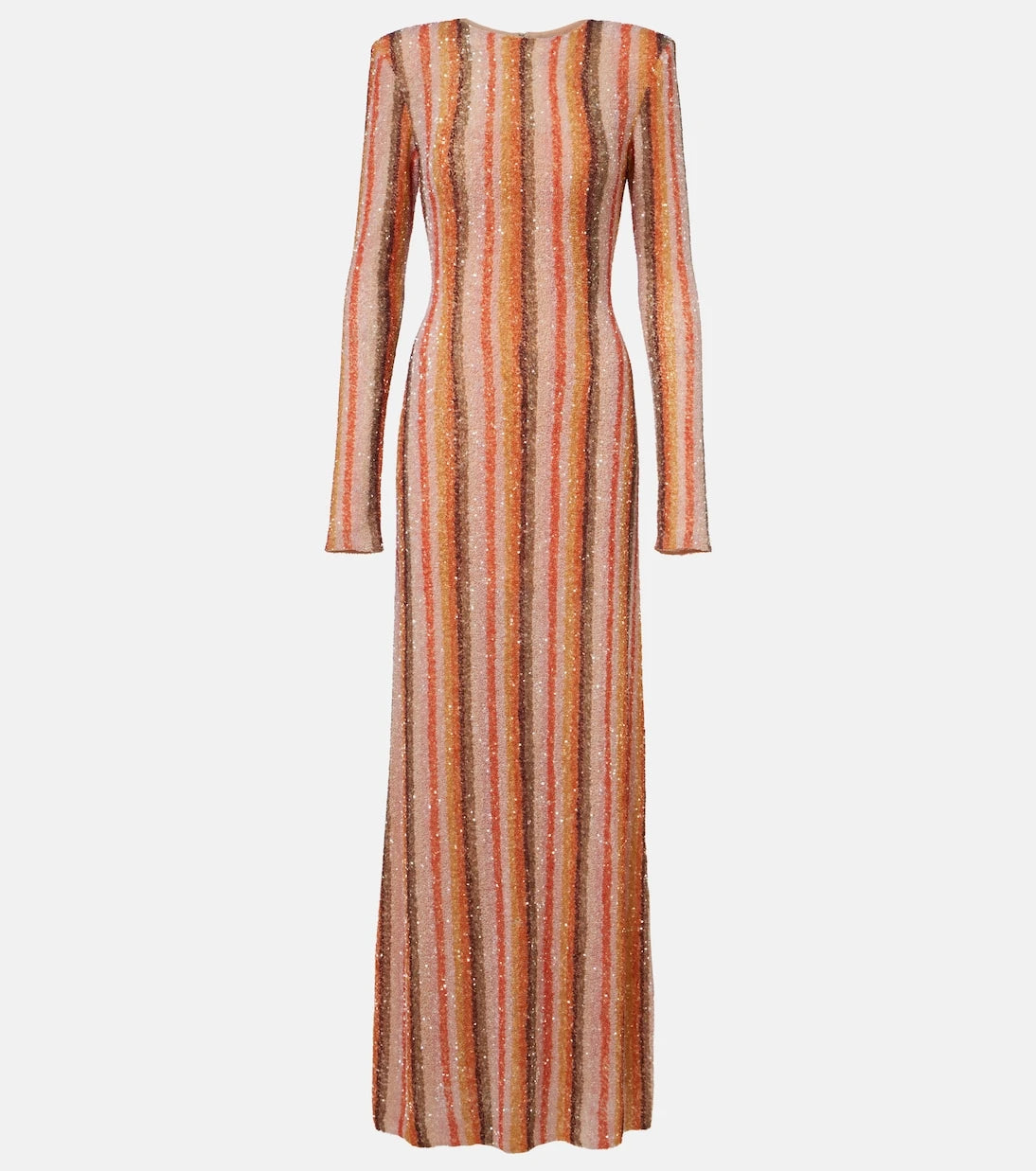 Rachel Gilbert - Isadora sequined striped gown