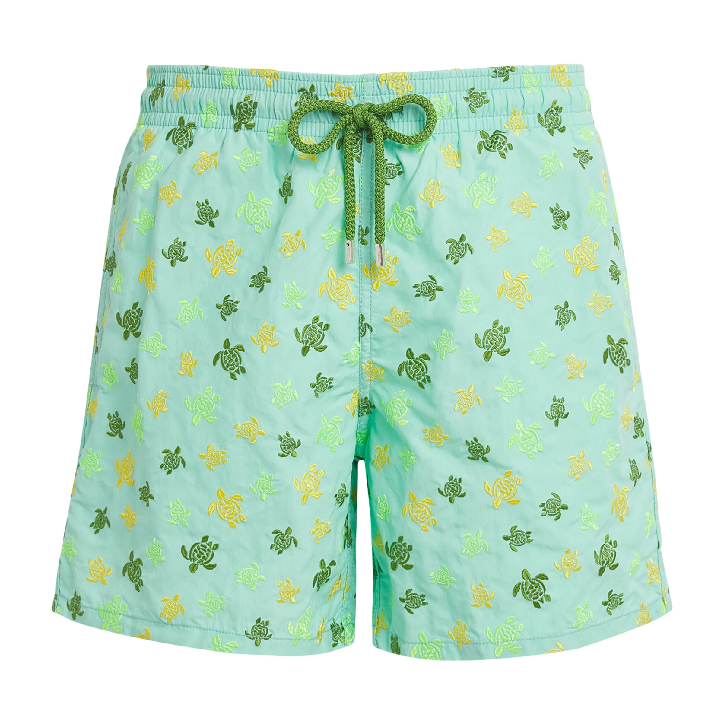 Embroidered Turtle Mistral Swim Shorts