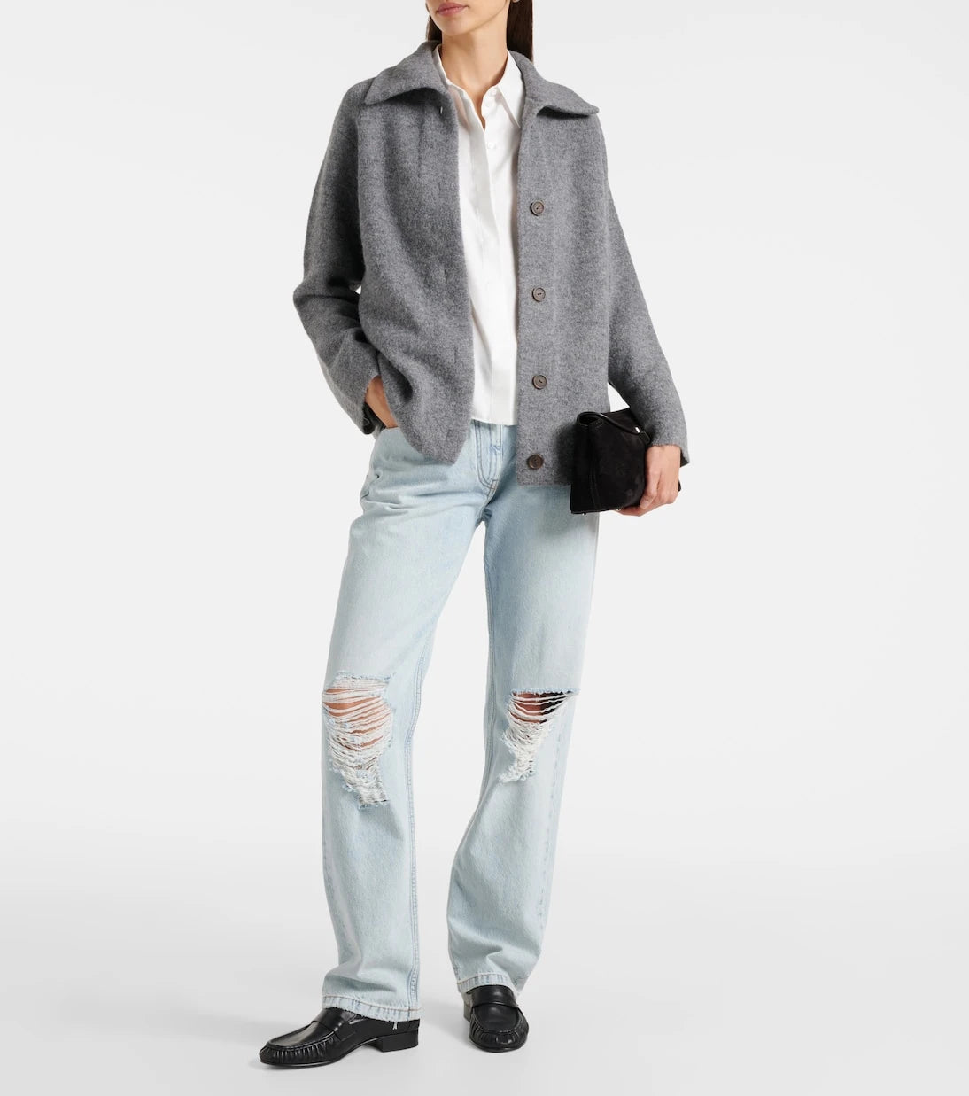 Vince - Wool-blend cardigan