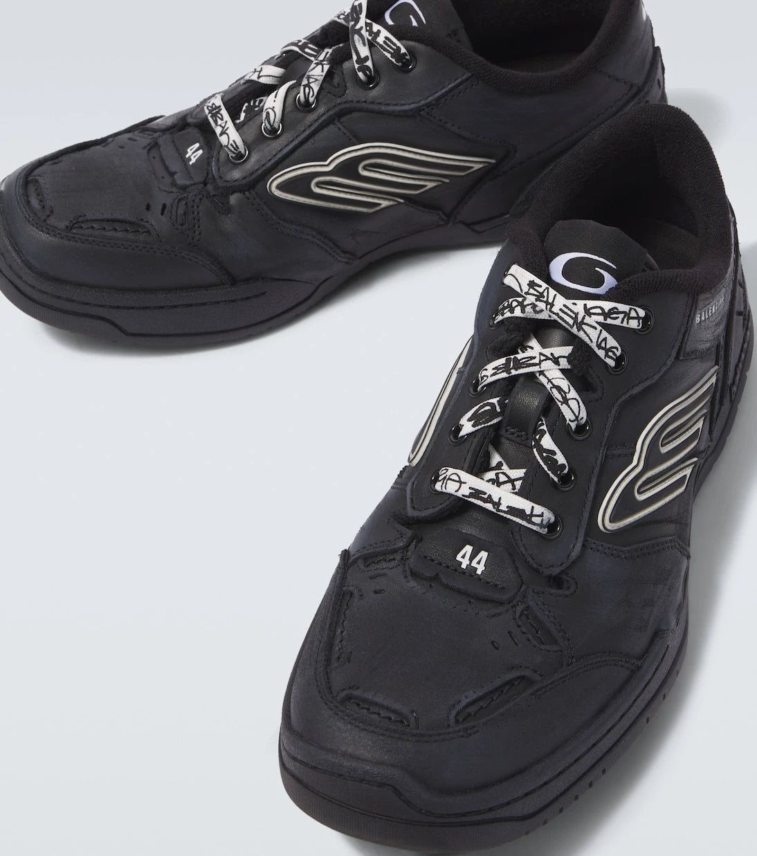 Balenciaga - Hamptons leather sneakers