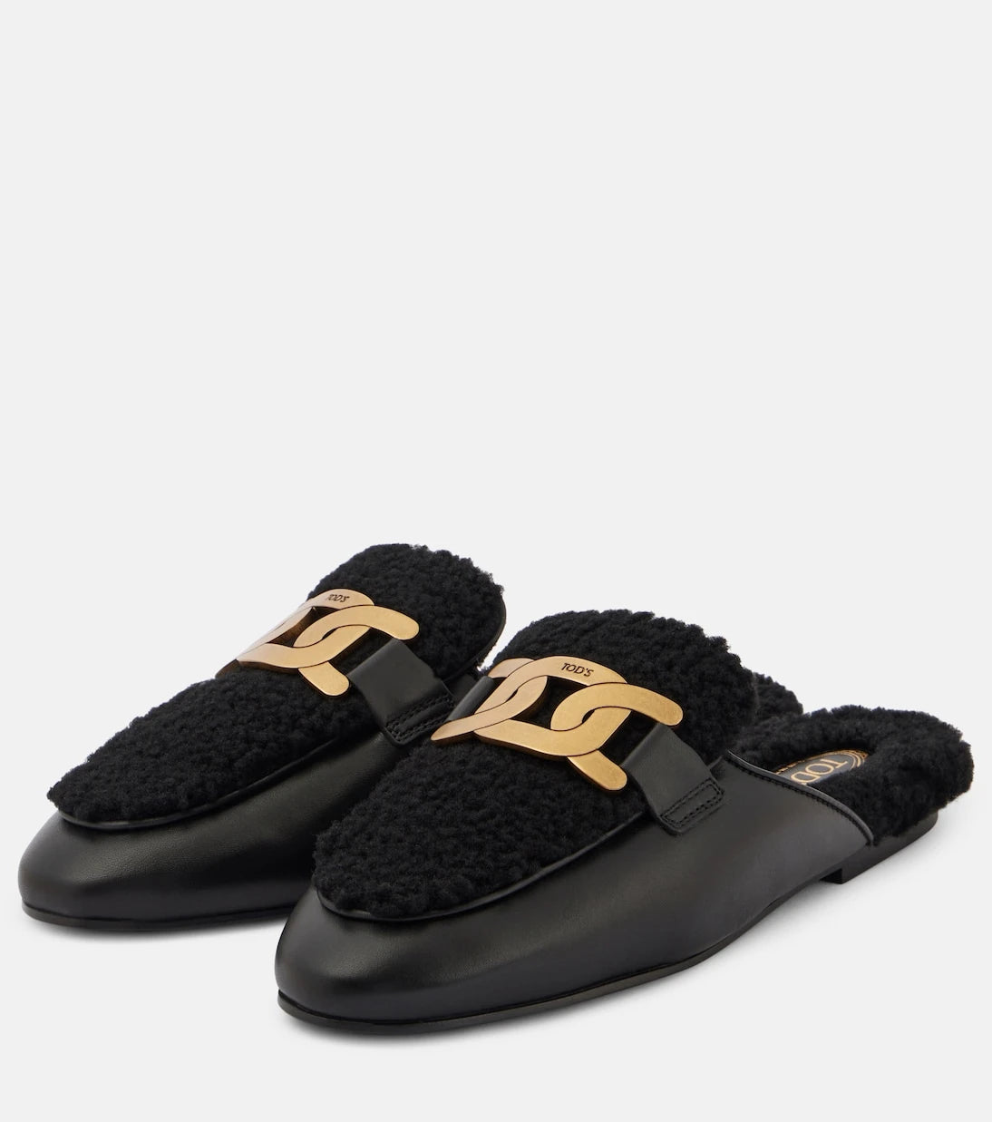 Tod's - حذاء ميول "كاتينا كيت" من جلد الشيرلينغ والجلد