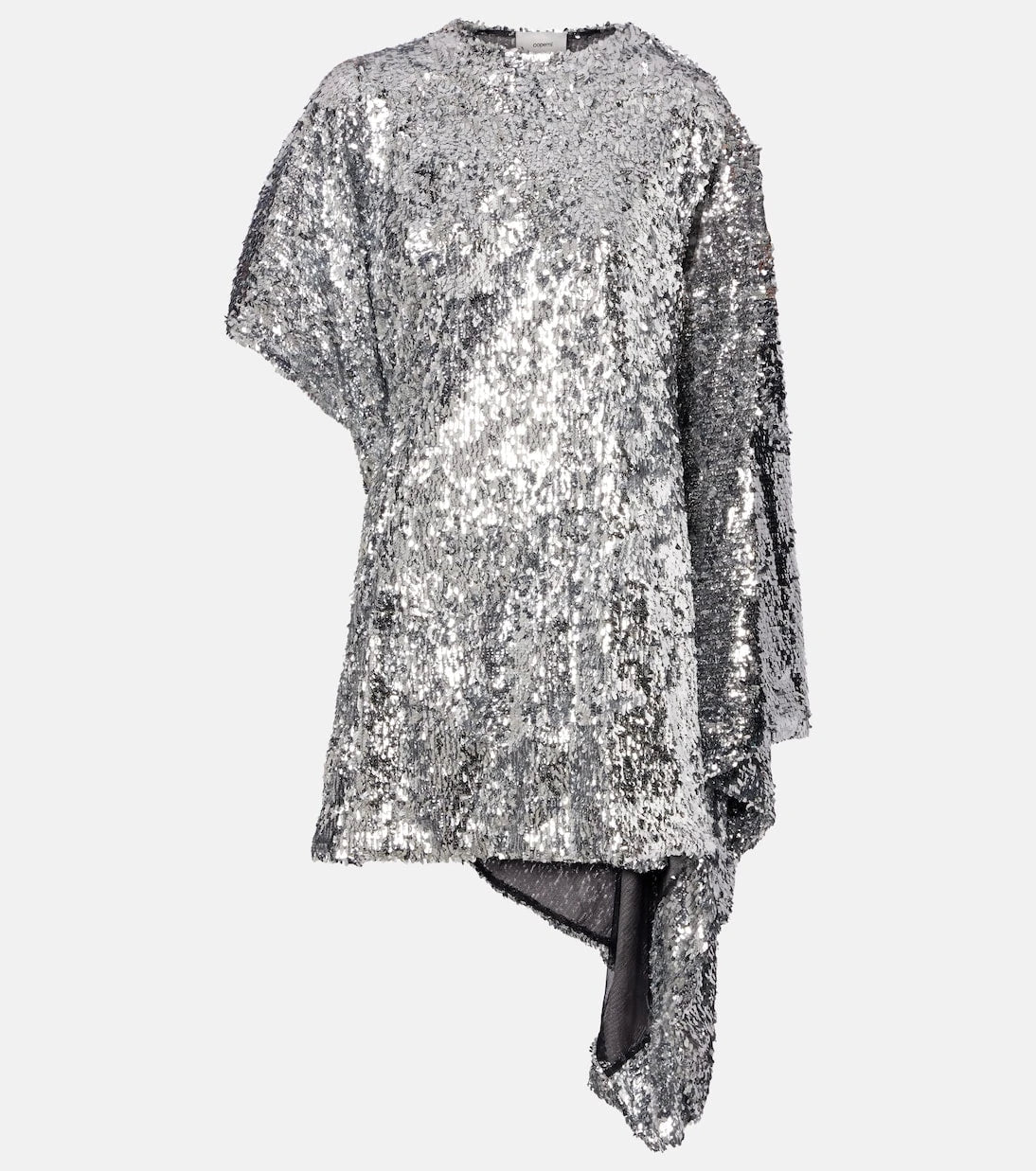 Coperni - Zero Waste draped sequined minidress