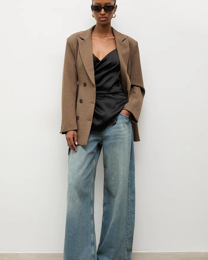 Answear.LAB relaxed fit kadın kot pantolon
