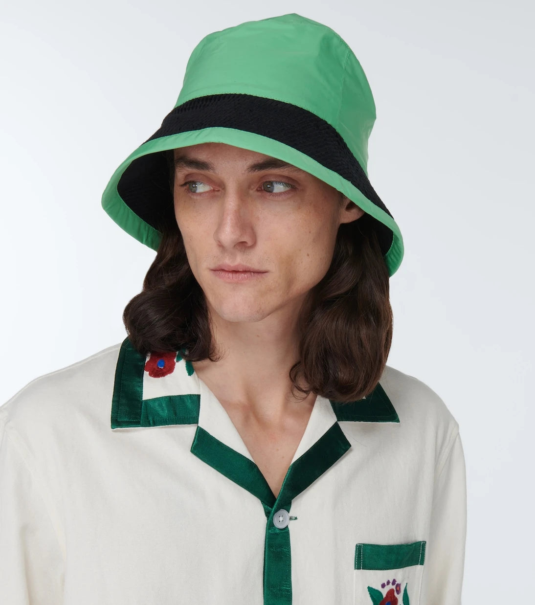 Bode - Waled cotton-blend bucket hat
