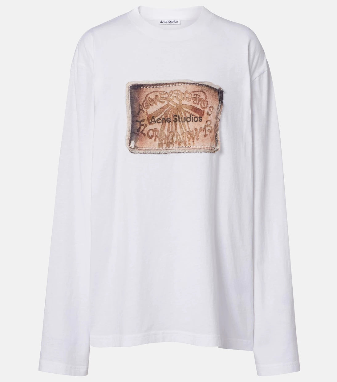 Acne Studios - Printed cotton jersey top