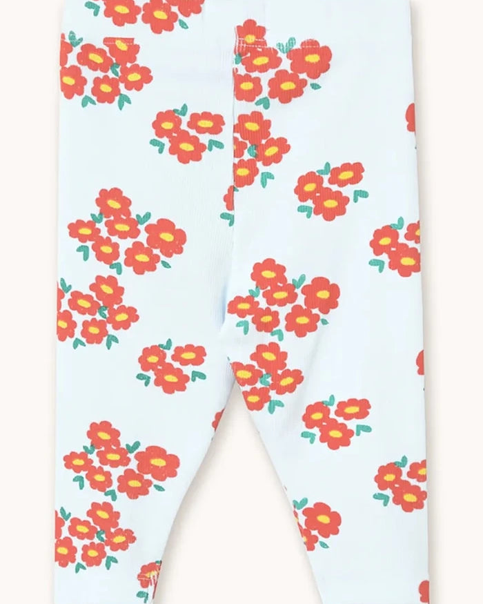 Бебешки клин Tinycottons BLOSSOMS RIB BABY PANT
