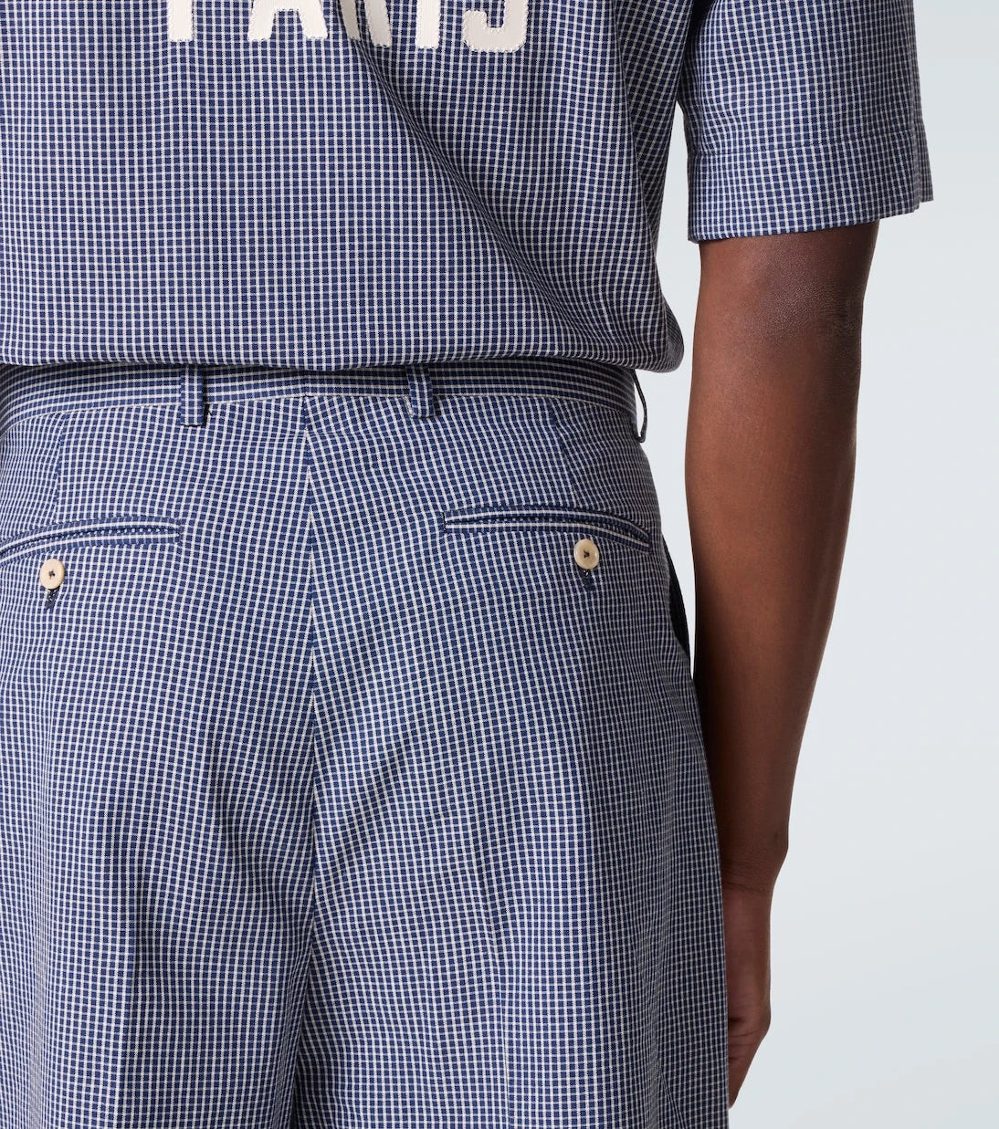 Givenchy - Checked cotton Bermuda shorts