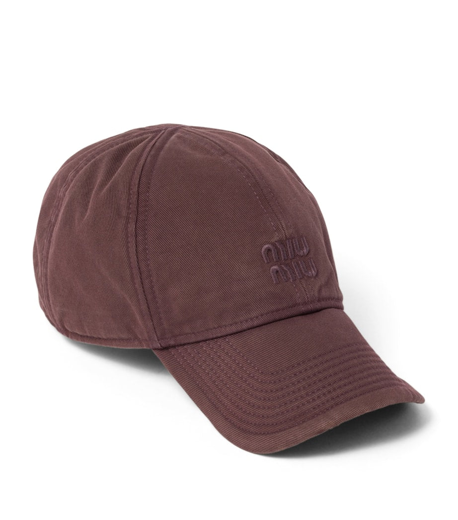 Burgundy Drill Baseball Cap
