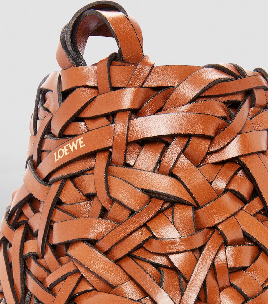 LOEWE Brown Small Leather Nest Bag