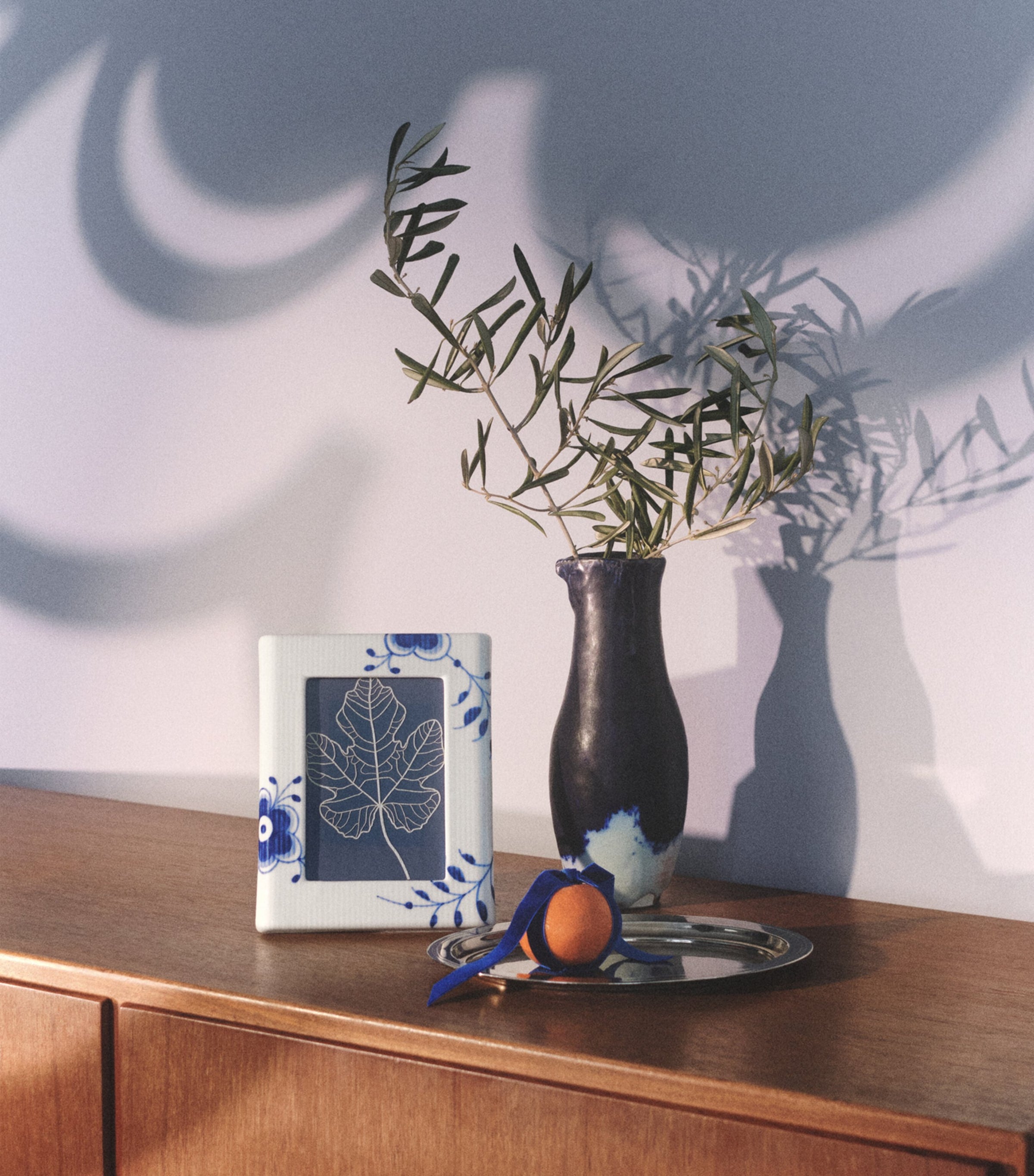 Royal Copenhagen Blue Fluted Plain Mega Photo Frame (4" x 6")