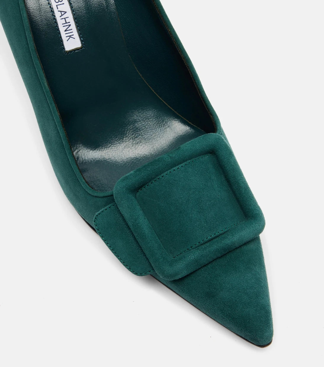Manolo Blahnik - Maysale 90 süet topuklu ayakkabı