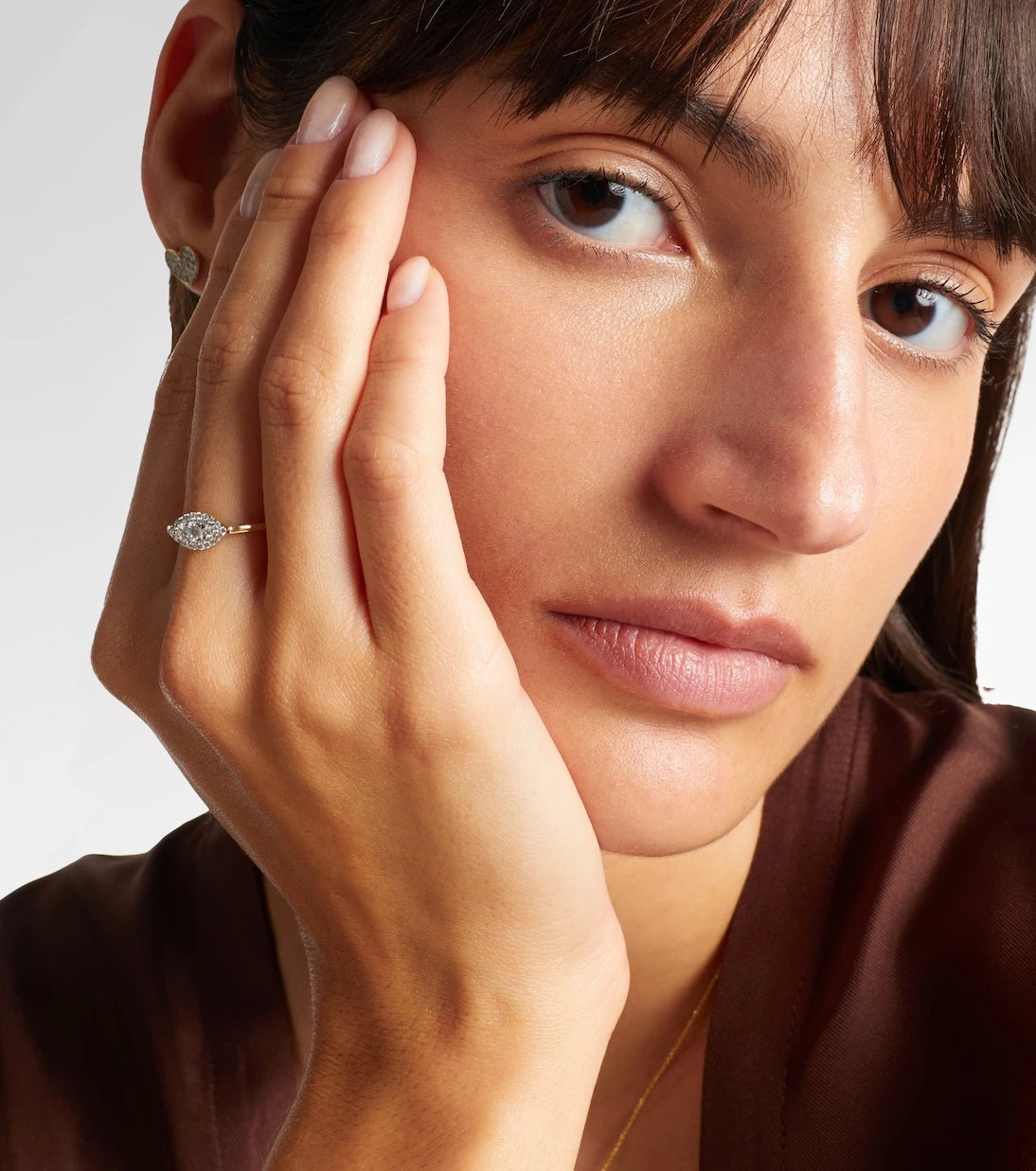 Stone and Strand - Muse 10kt gold ring with diamonds
