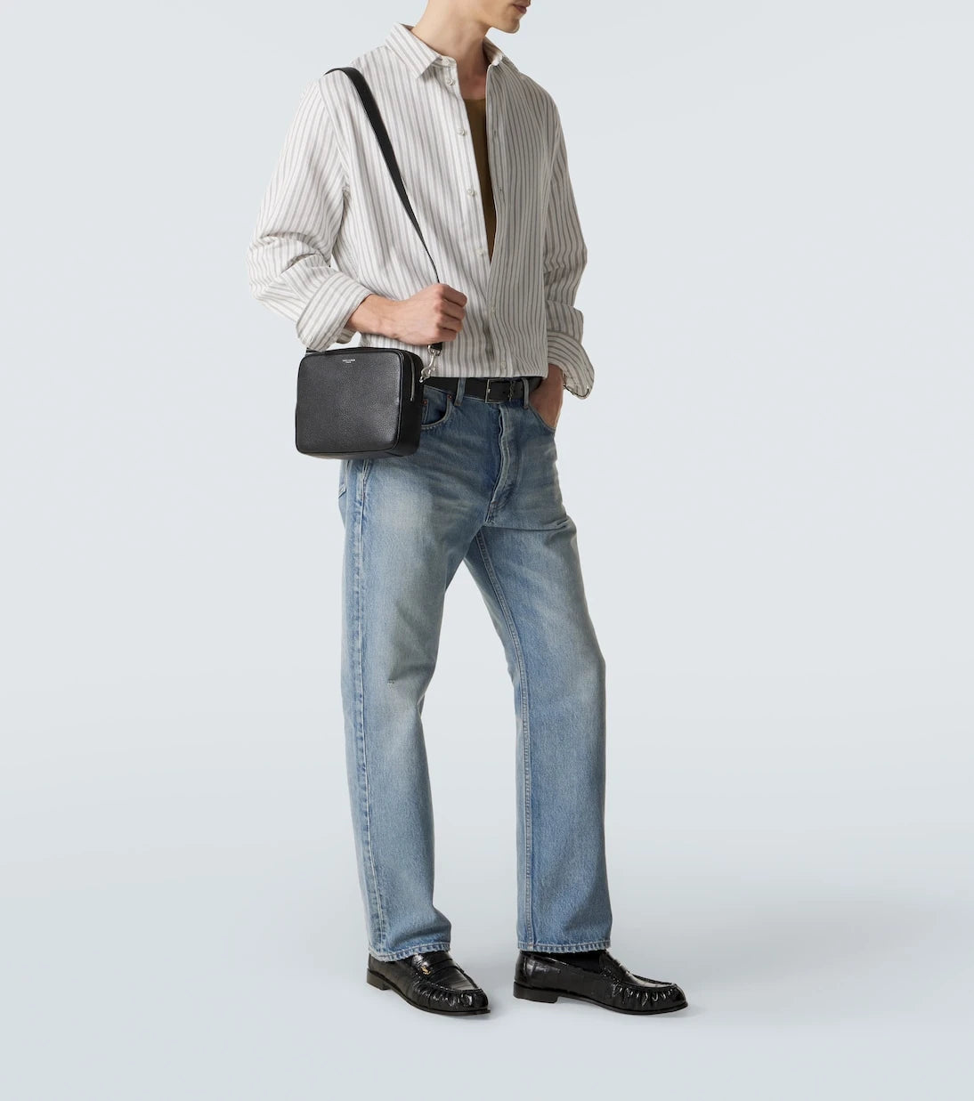 Saint Laurent - SPL Small leather shoulder bag