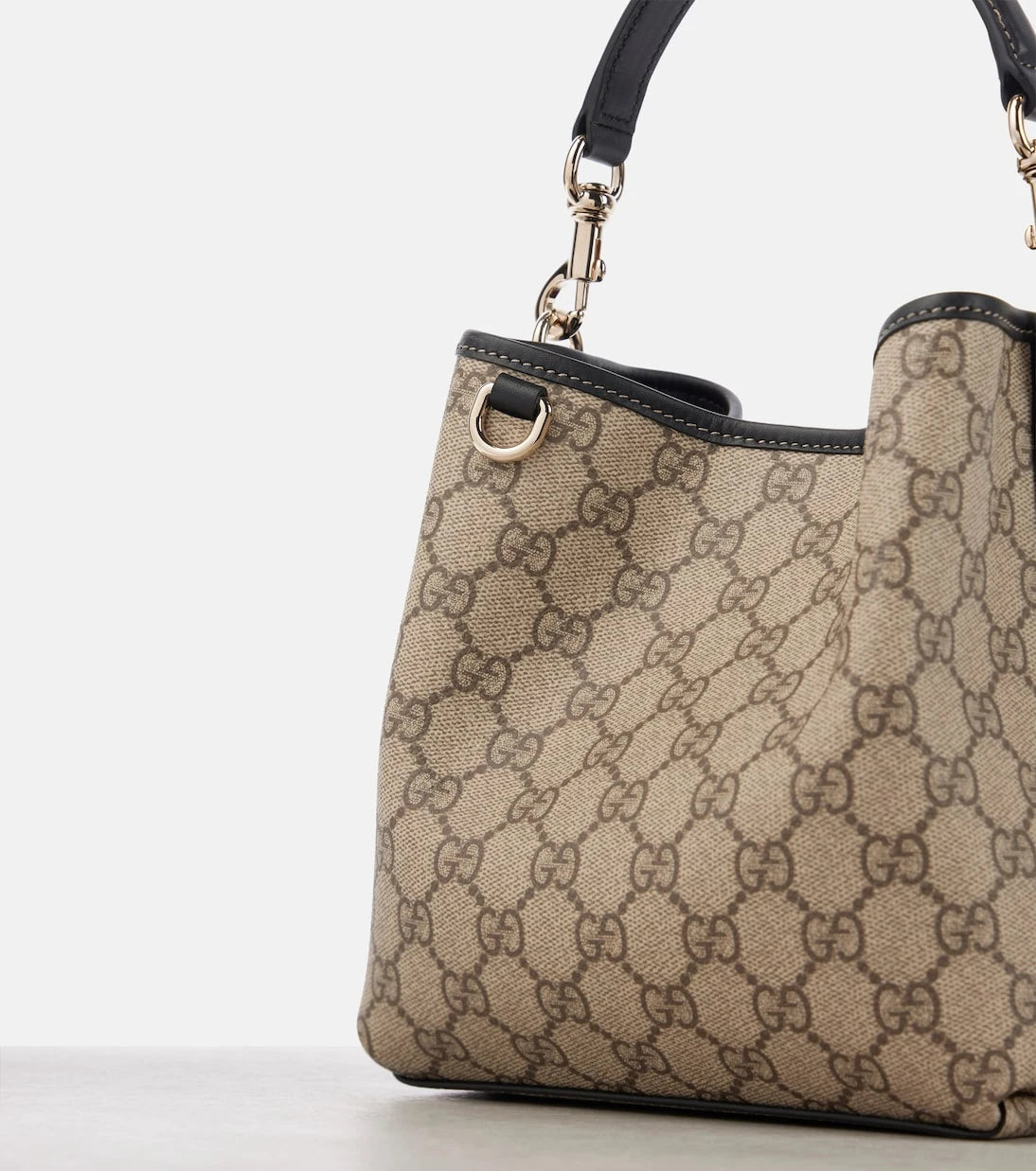 Gucci - GG Emblem Mini coated canvas tote bag