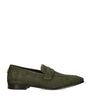 Bougeotte Green Suede Flaneur Loafers