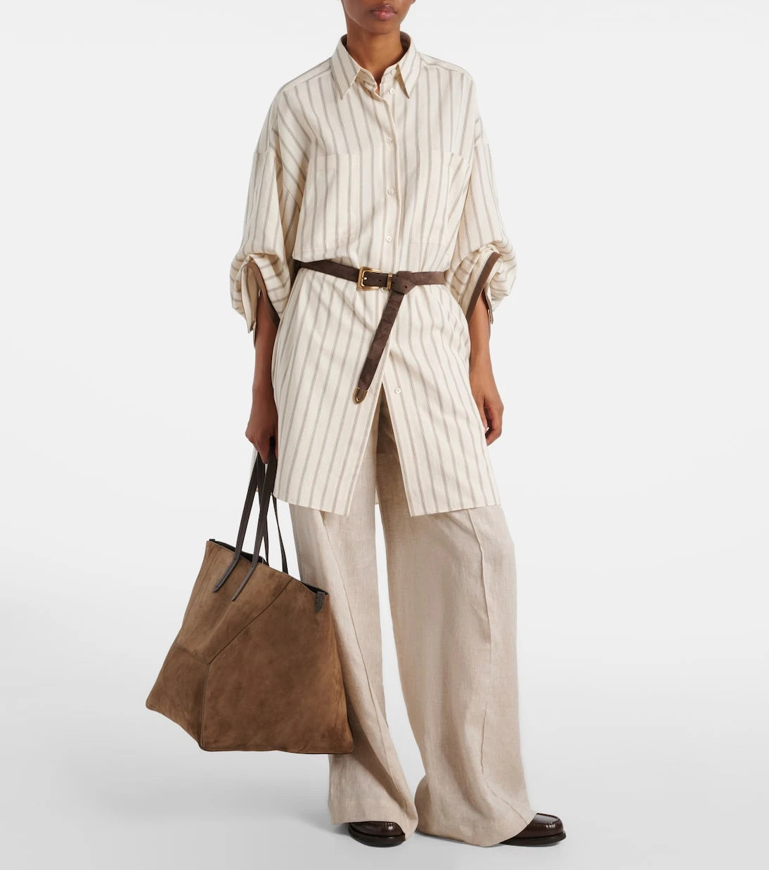 Brunello Cucinelli - BC Duo Large suede tote bag