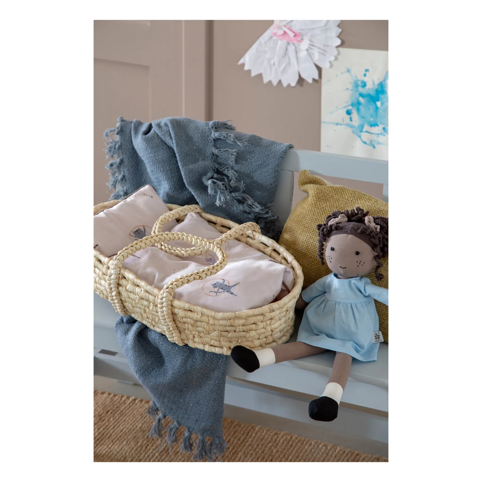 Sebra - Poppy fabric doll