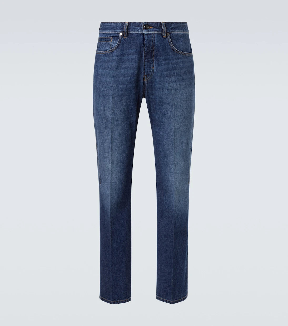 Givenchy - Faded mid-rise straight jeans
