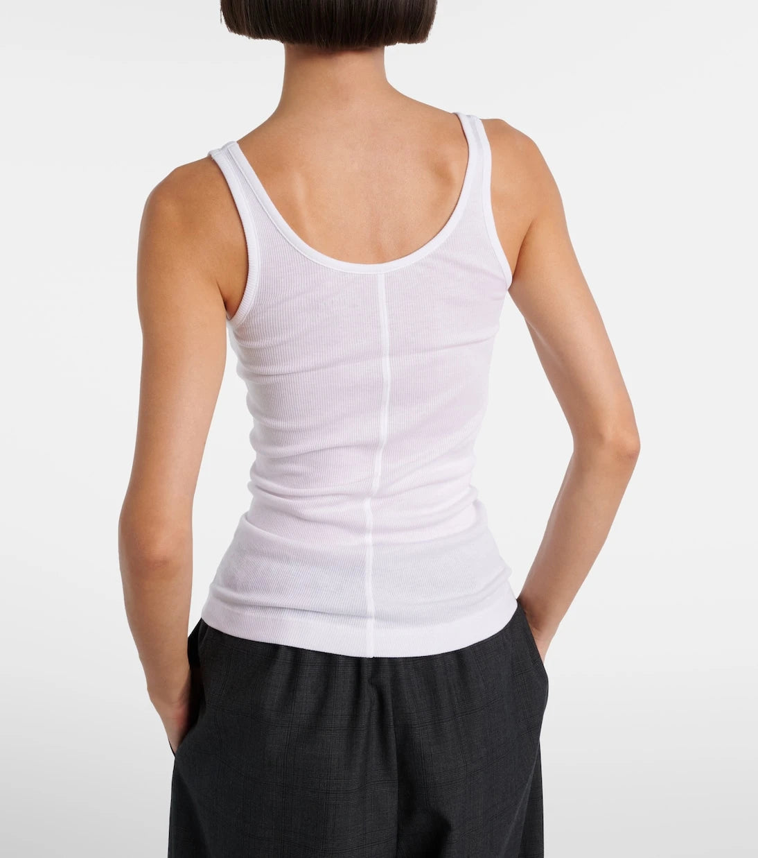 Vince - Cotton-blend tank top