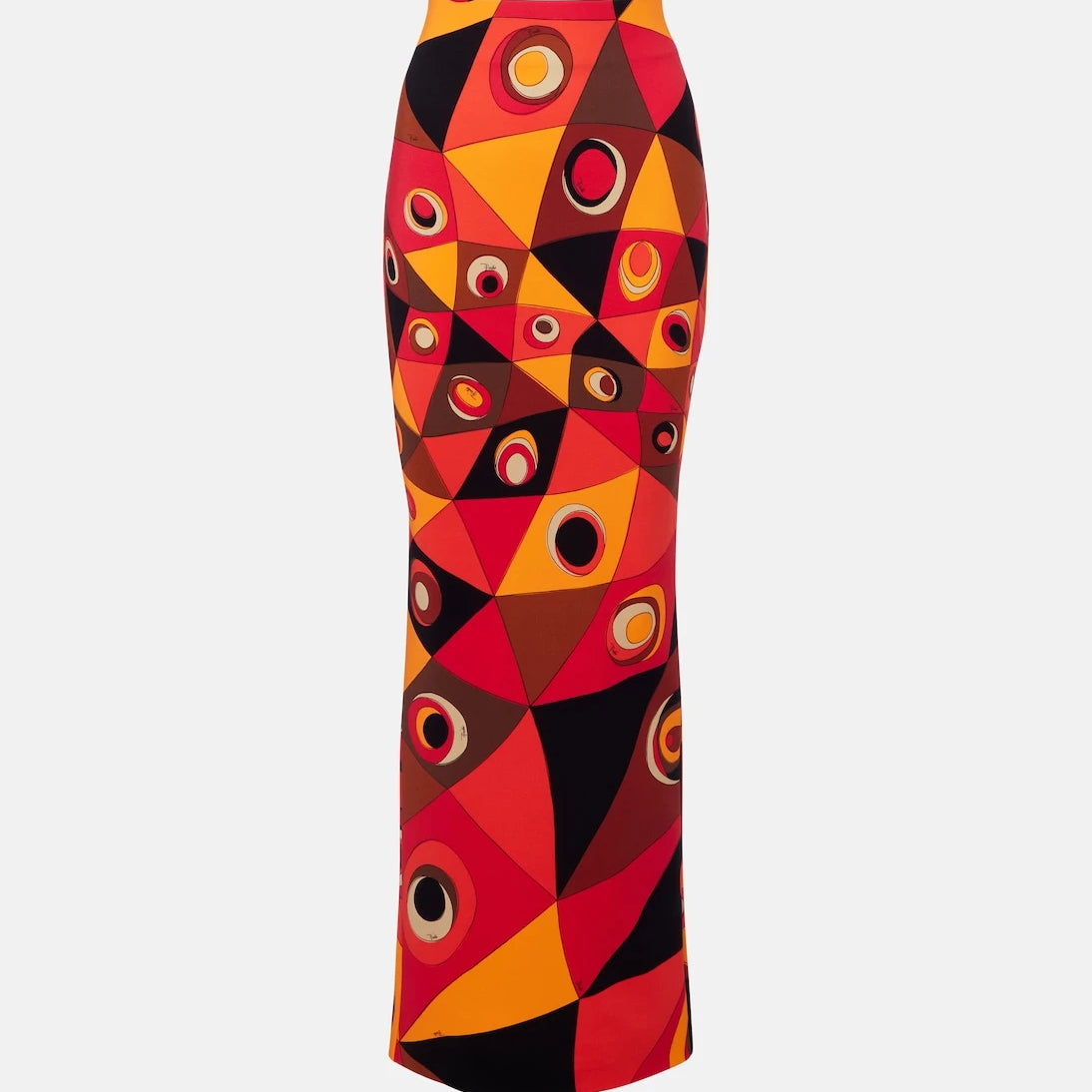 Pucci - Occhi jersey maxi skirt