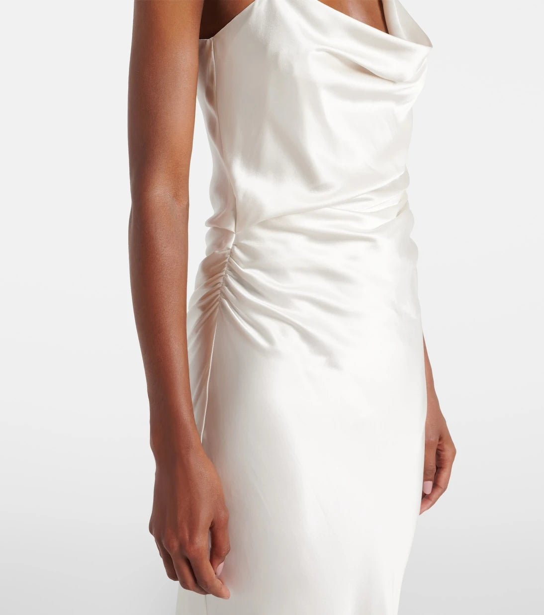 The Sei - One-shoulder silk satin gown