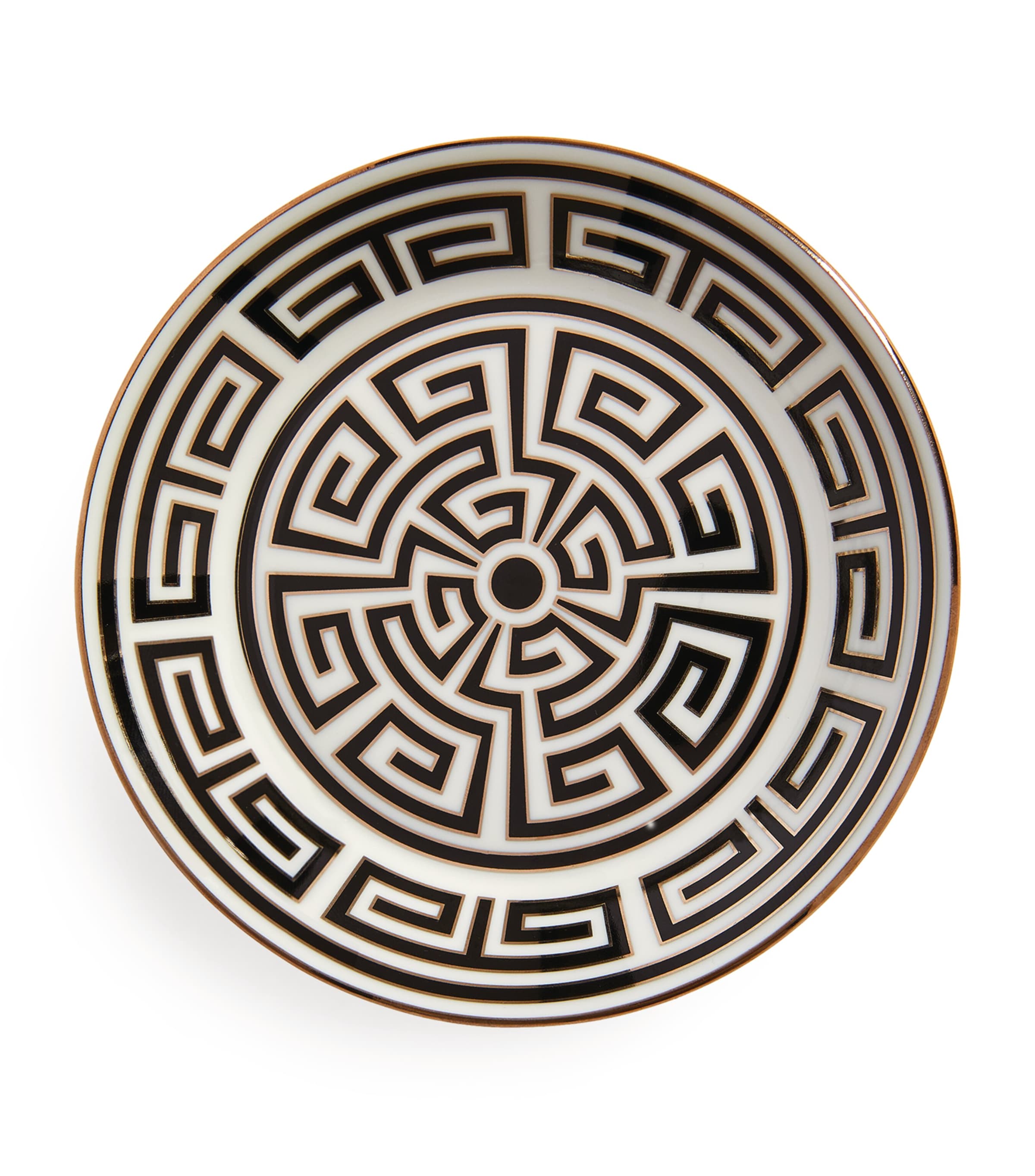 Porcelain Labirinto Nero Tea Saucer (13.5cm)