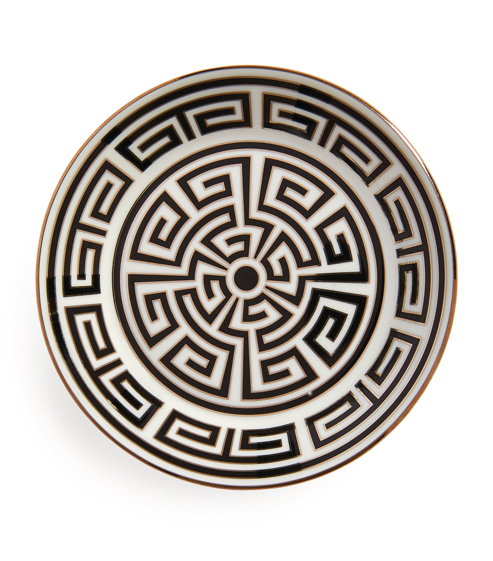 Porcelain Labirinto Nero Tea Saucer (13.5cm)