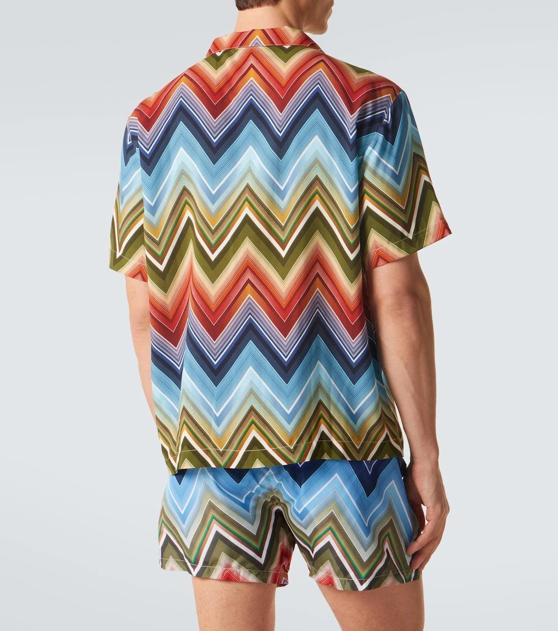 Missoni - Zigzag bowling shirt
