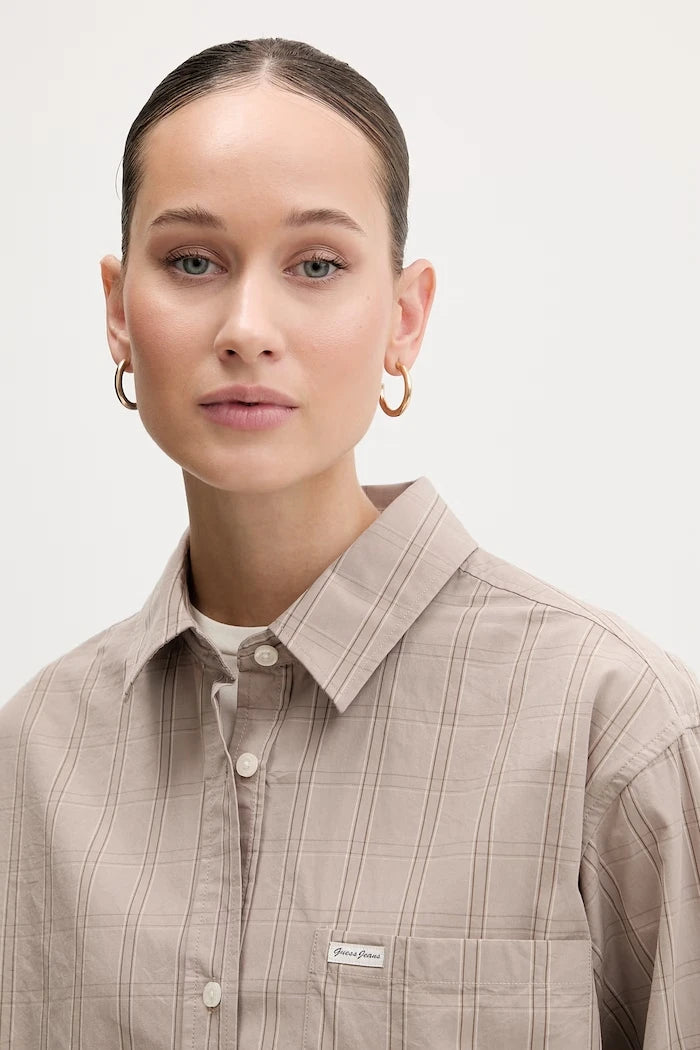 Guess Jeans риза дамска от памук