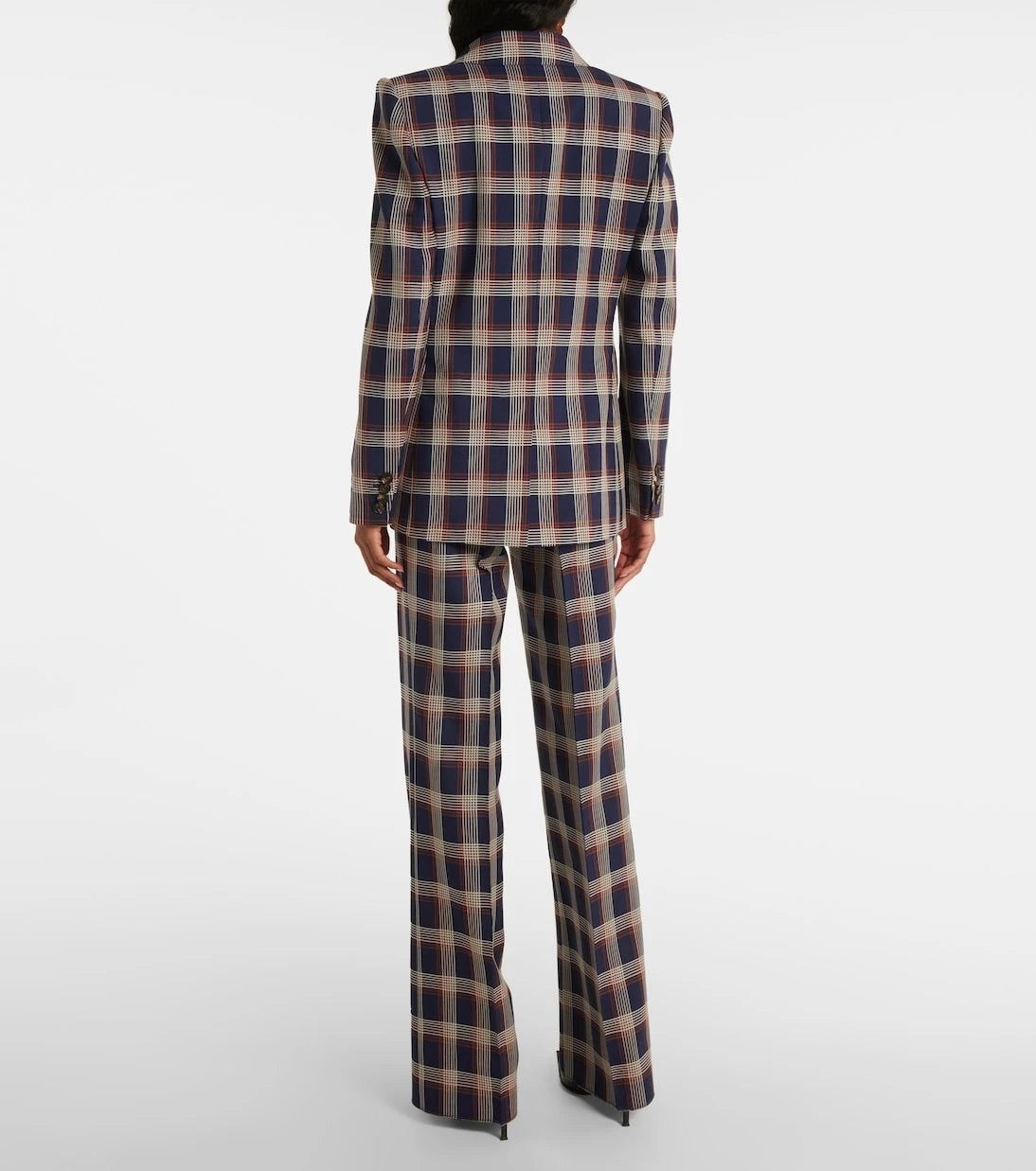 Etro - سترة صوف كاروهات