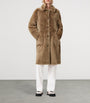 Shearling Reversible Serra Coat CONKER BROWN