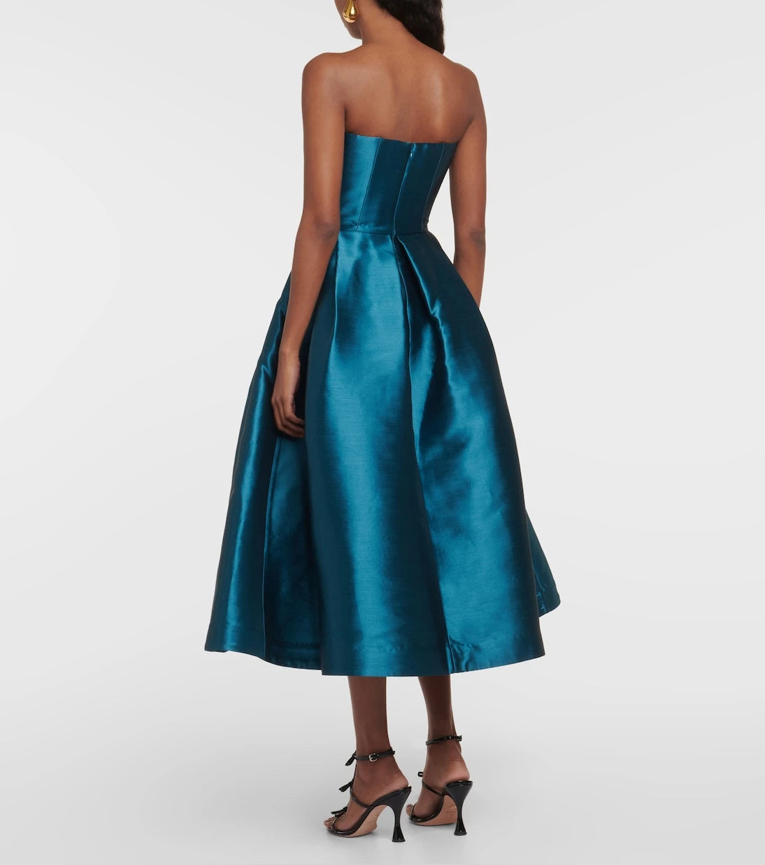 Alex Perry - Strapless faille midi dress