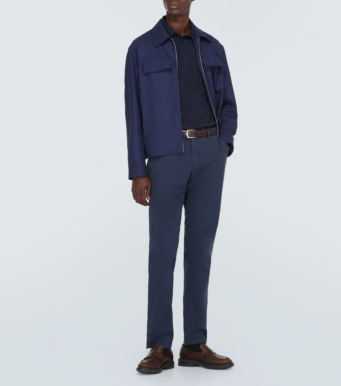 Loro Piana - قميص بولو قطني