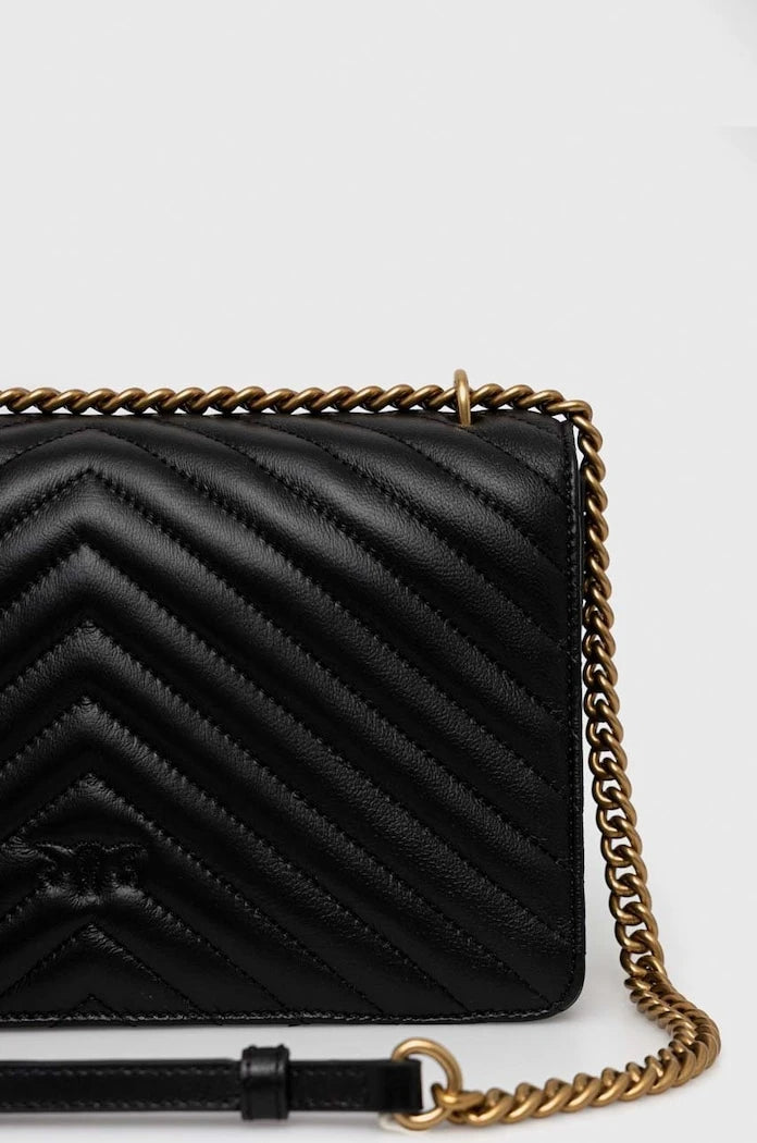 Pinko kadın deri crossbody çanta
