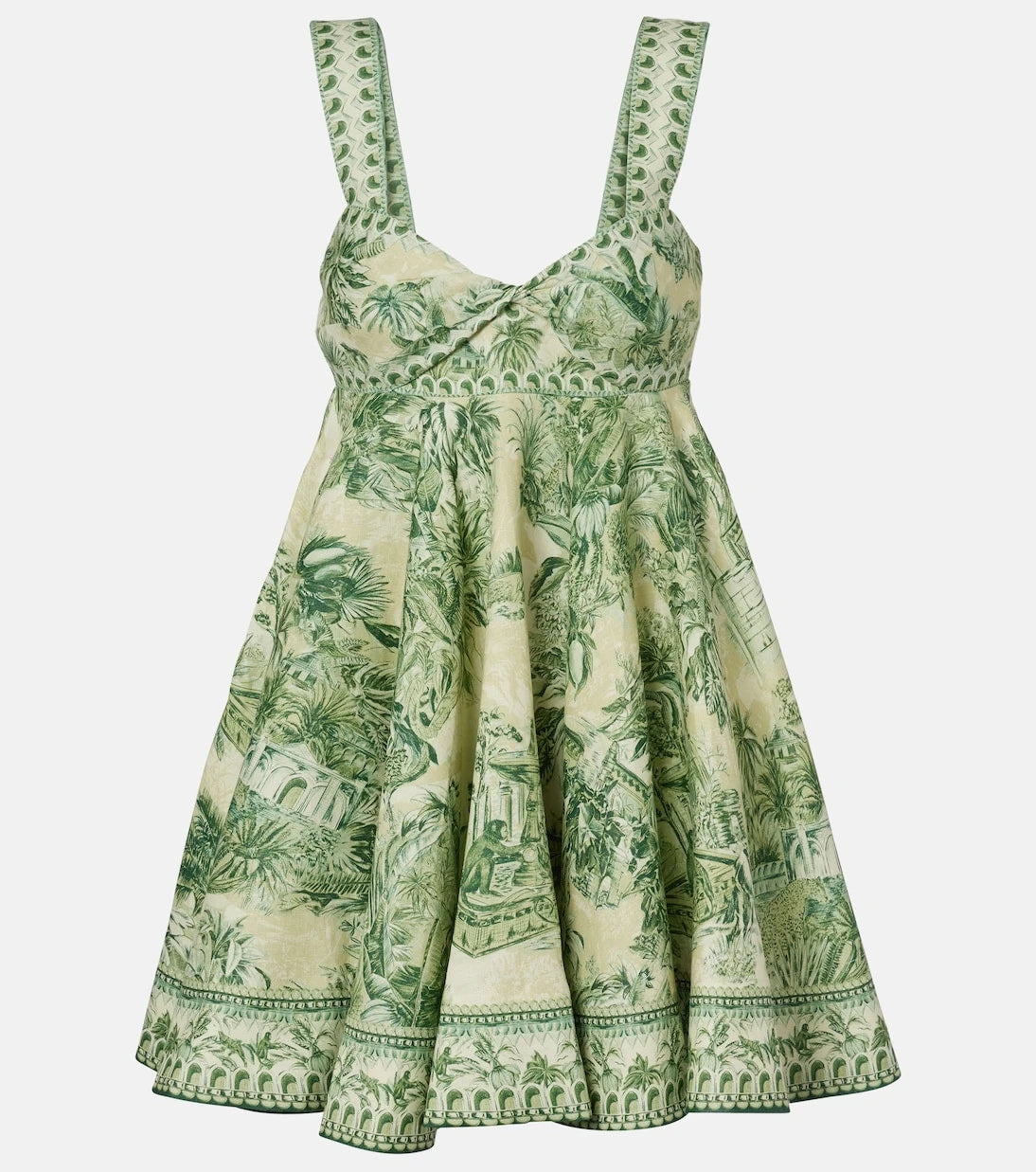 Alémais - Sara printed linen minidress