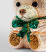 Embellished Harrods Bear Clutch Bag CHAMPAGNE PROSECCO