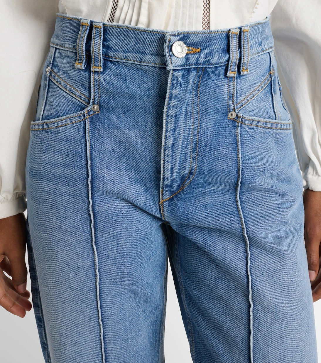 Isabel Marant - Drolane high-rise straight jeans