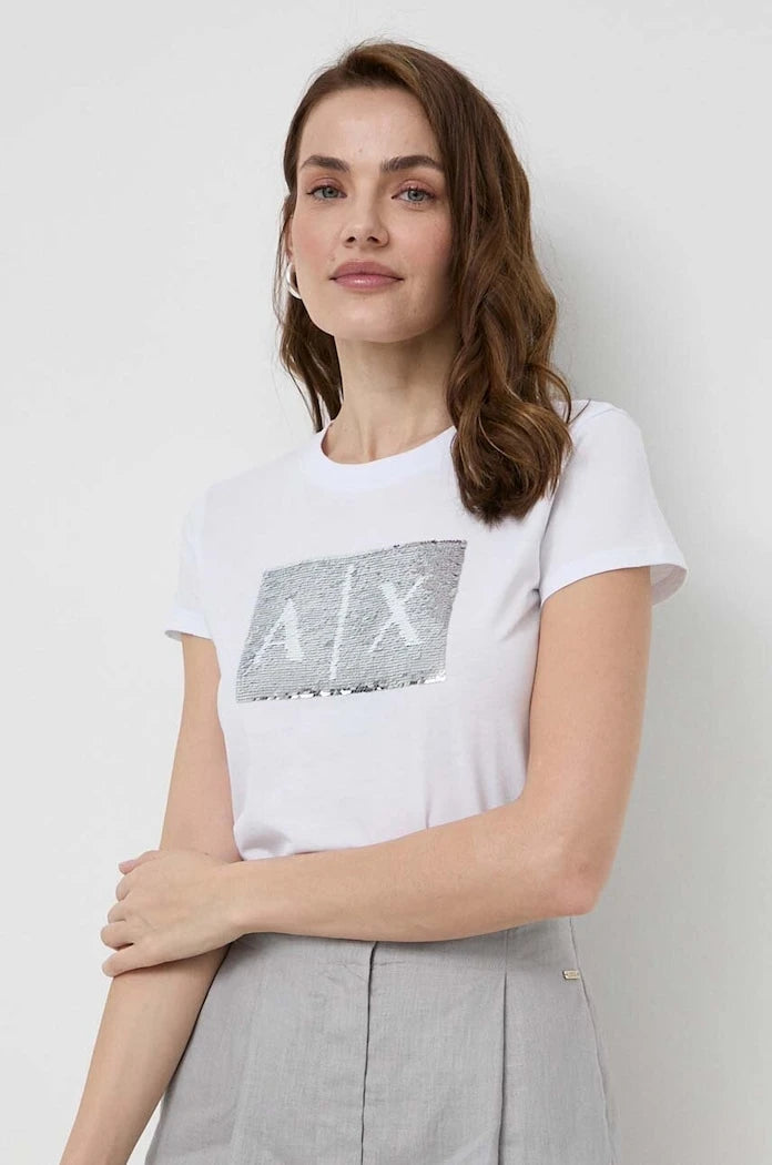 Pamuklu Tişört Armani Exchange
