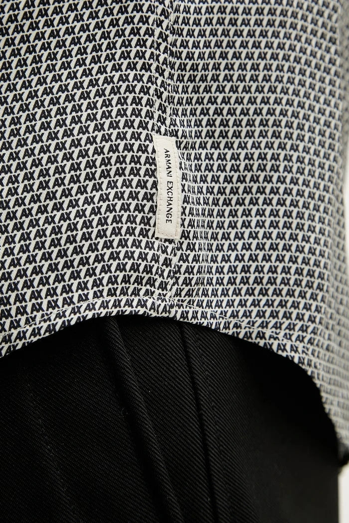 Armani Exchange erkek viskon gömlek