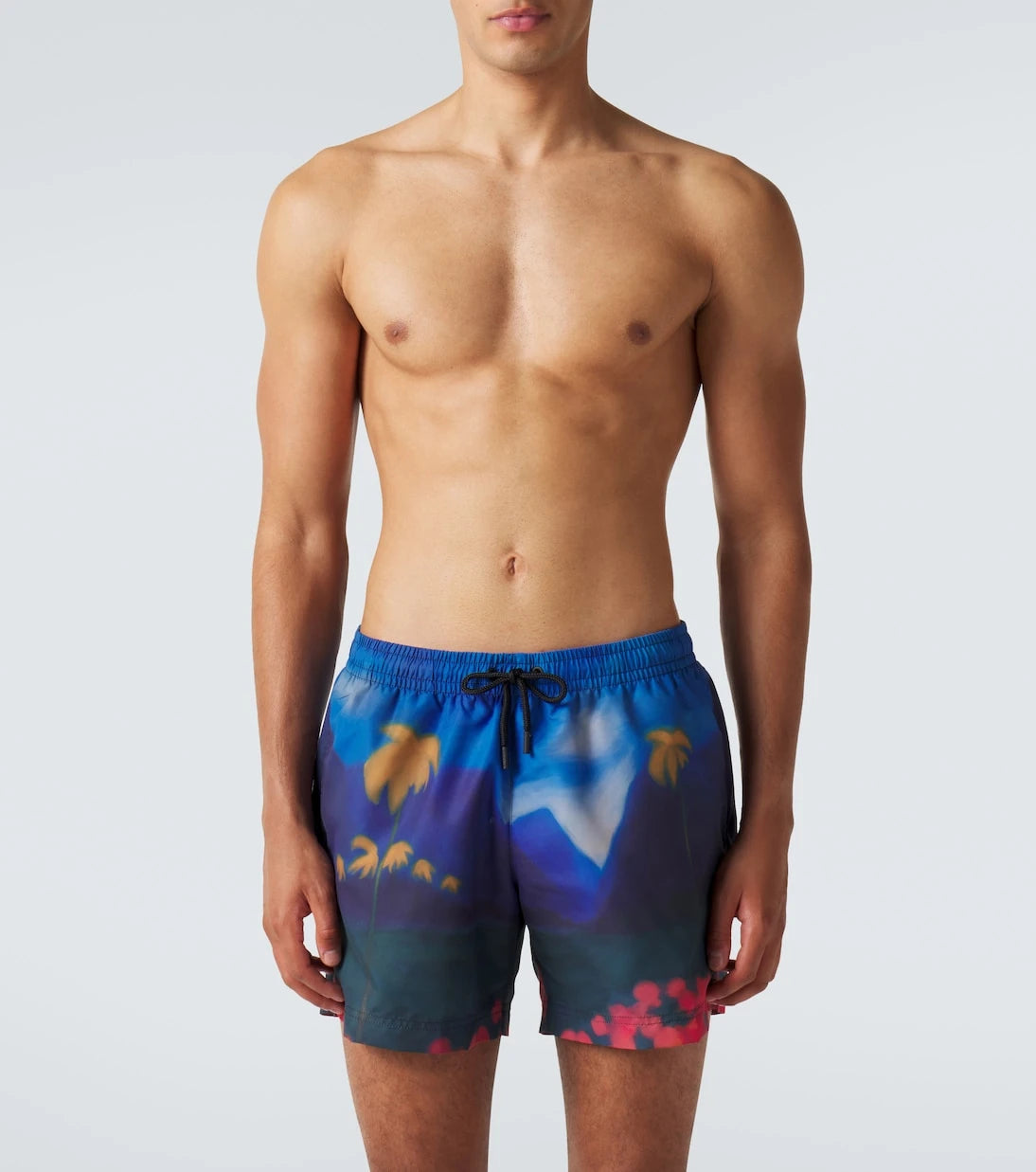 Commas - Printed swim trunks