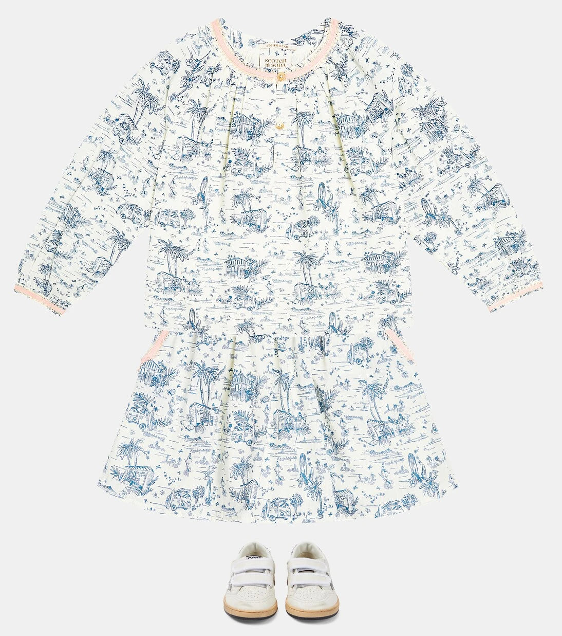 Scotch & Soda Kids - Printed cotton top