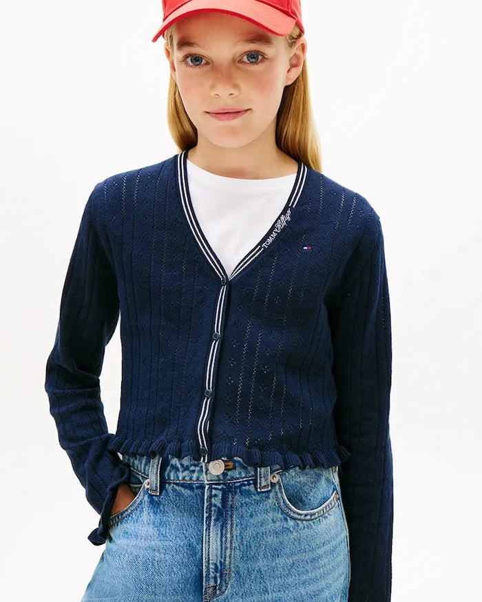 Tommy Hilfiger çocuklar için pamuklu yelek