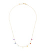 Persée Yellow Gold and Sapphire Chakra Necklace