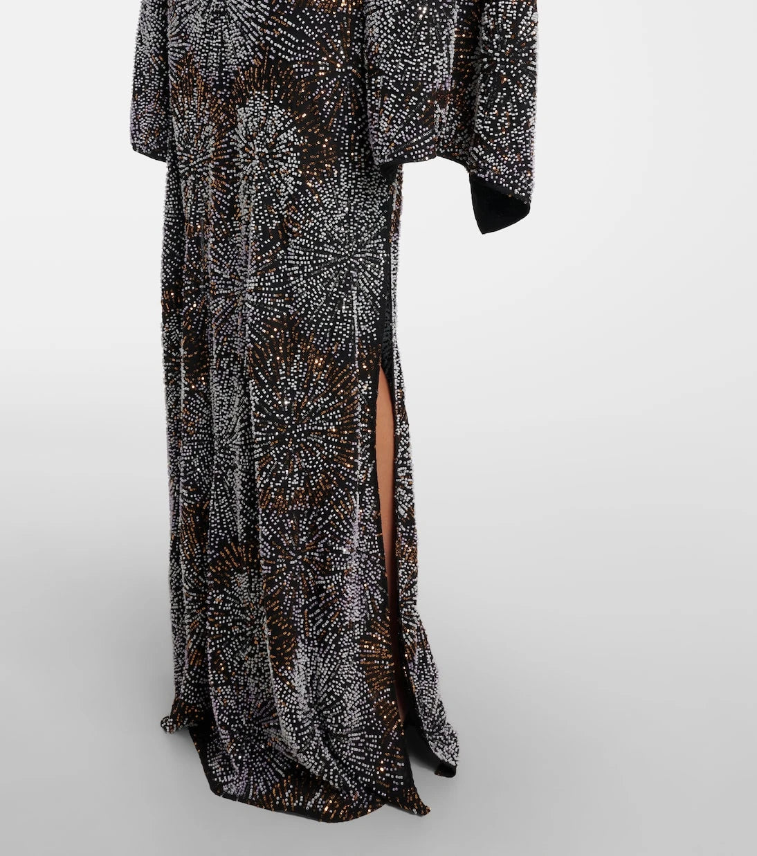 Rabanne - Embellished caped gown