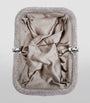 Benedetta Bruzziches Silver Embellished Venus La Petite Clutch Bag