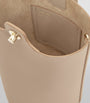 LOEWE Beige Mini Leather Pebble Bucket Bag