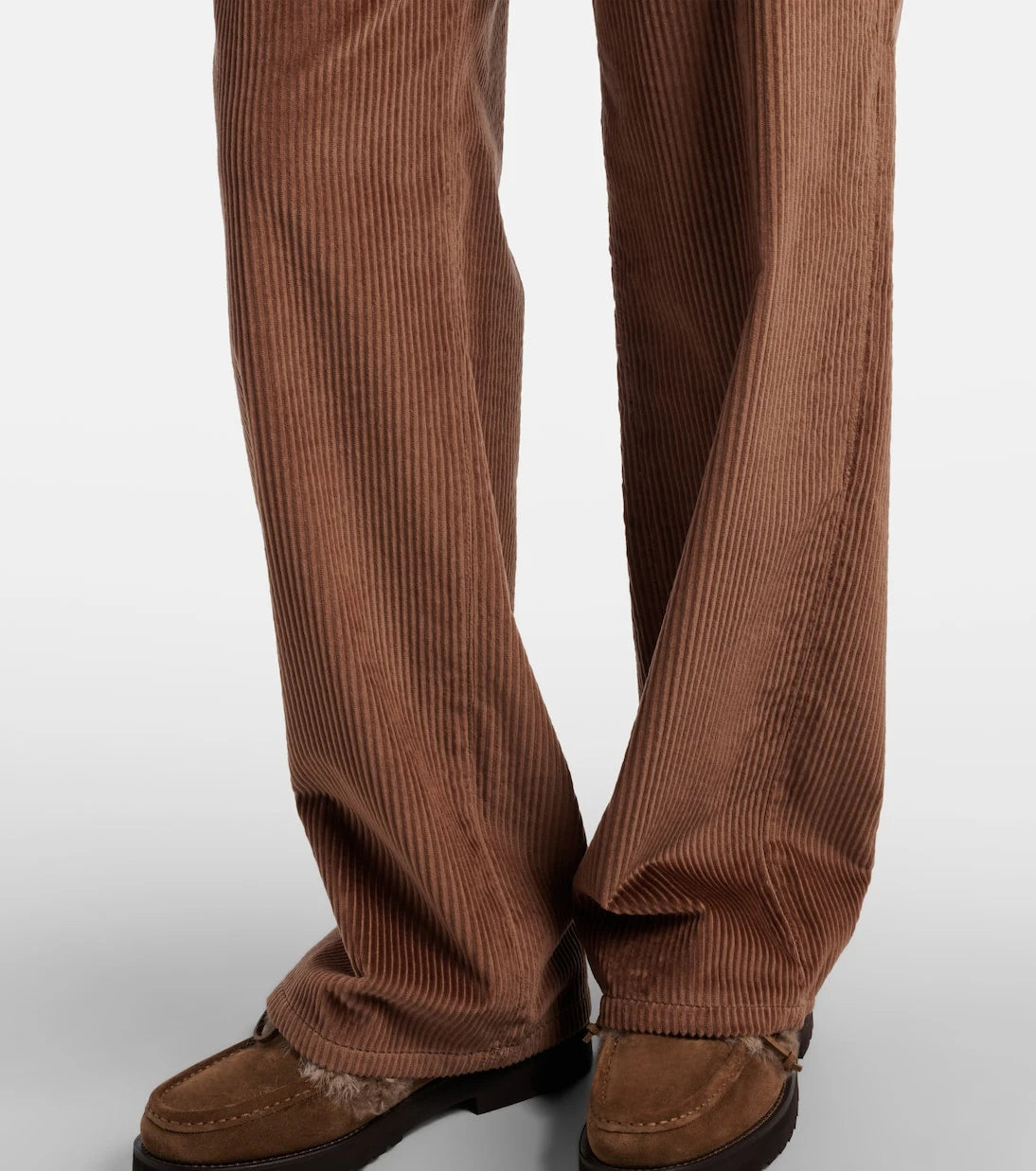 Brunello Cucinelli - Cotton corduroy wide-leg pants